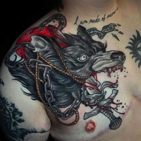 fenrir tattoo|56 Enigmatic Fenrir Tattoo Ideas To Show Courage